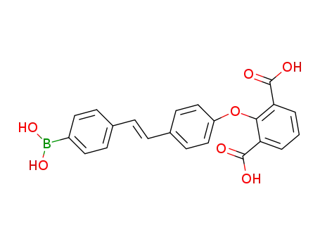 1,3-Benzenedicarboxylic acid,
2-[4-[(1E)-2-(4-boronophenyl)ethenyl]phenoxy]-