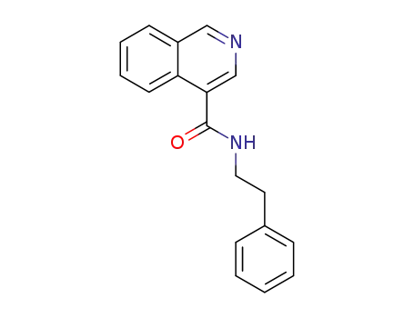 Molecular Structure of 671234-87-0 (4-Isoquinolinecarboxamide, N-(2-phenylethyl)-)