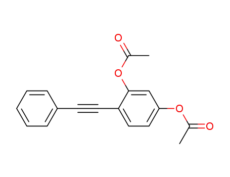 1,3-Benzenediol, 4-(phenylethynyl)-, diacetate