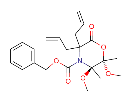 benzyl (2S,3R)-5,5-diallyl-2,3-dimethoxy-2,3-dimethyl-6-oxomorpholine-4-carboxylate