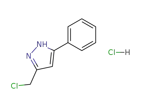 3-chloromethyl-5-phenylpyrazole hydrochloride