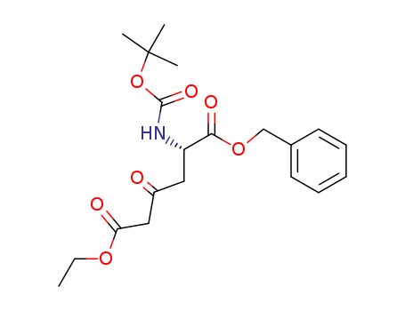 Hexanedioic acid, 2-[[(1,1-dimethylethoxy)carbonyl]amino]-4-oxo-,
6-ethyl 1-(phenylmethyl) ester, (2S)-