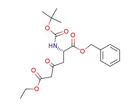 Hexanedioic acid, 2-[[(1,1-dimethylethoxy)carbonyl]amino]-4-oxo-,
6-ethyl 1-(phenylmethyl) ester, (2S)-