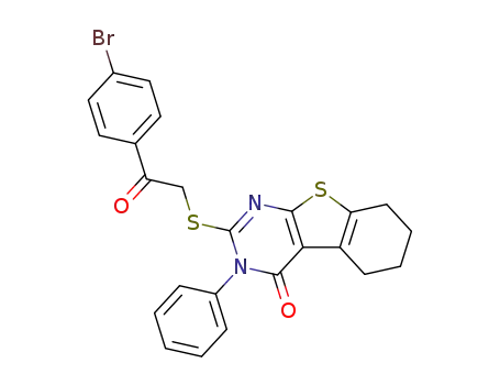 2-{[2-(4-bromophenyl)-2-oxoethyl]sulfanyl}-3-phenyl-5,6,7,8-tetrahydro[1]benzothieno[2,3-d]pyrimidin-4(3H)-one