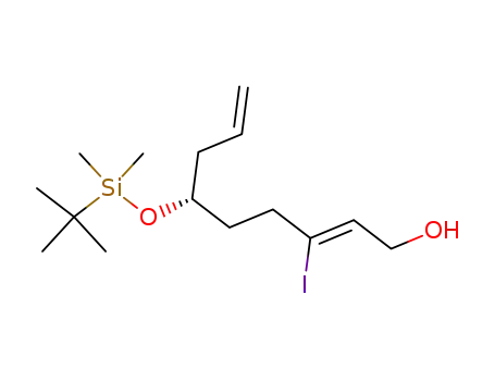 (2Z,6S)-3-iodo-6-(tert-butyldimethylsilyloxy)nonan-2,8-dien-1-ol