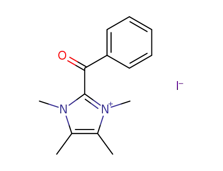 2-benzoyl-1,3,4,5-tetramethylimidazolium iodide