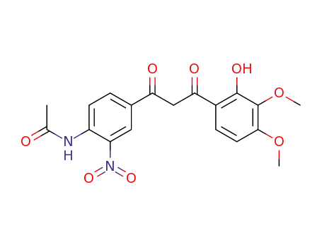Acetamide,
N-[4-[3-(2-hydroxy-3,4-dimethoxyphenyl)-1,3-dioxopropyl]-2-nitrophenyl]
-