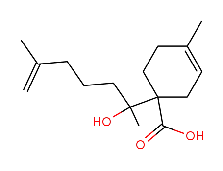 1-(1-hydroxy-1,5-dimethylhex-5-enyl)-4-methylcyclohex-3-enecarboxylic acid