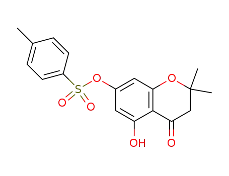 toluene-4-sulfonic acid 5-hydroxy-2,2-dimethyl-4-oxo-chroman-7-yl ester