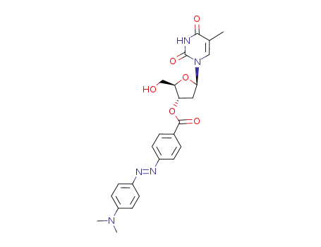 4-(4-Dimethylamino-phenylazo)-benzoic acid (2R,3S,5R)-2-hydroxymethyl-5-(5-methyl-2,4-dioxo-3,4-dihydro-2H-pyrimidin-1-yl)-tetrahydro-furan-3-yl ester