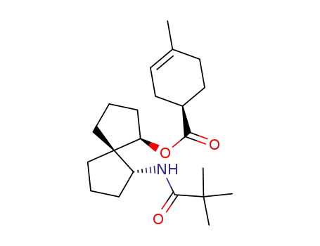 3-Cyclohexene-1-carboxylic acid, 4-methyl-,
(1R,5R,6R)-6-[(2,2-dimethyl-1-oxopropyl)amino]spiro[4.4]non-1-yl
ester, (1R)-