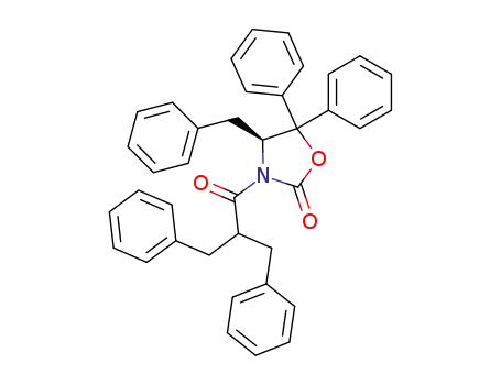 2-Oxazolidinone,
3-[1-oxo-3-phenyl-2-(phenylmethyl)propyl]-5,5-diphenyl-4-(phenylmethyl)
-, (4S)-