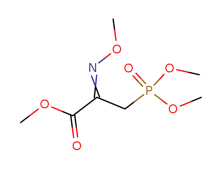 Propanoic acid, 3-(dimethoxyphosphinyl)-2-(methoxyimino)-, methyl
ester