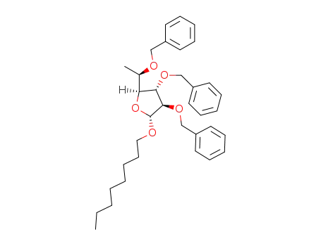 n-octyl 2,3,5-tri-O-benzyl-β-D-fucofuranoside