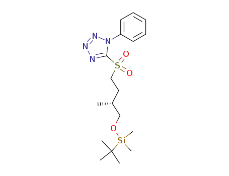 (3R)-5-[4-(tert-butyldimethylsilanyloxy)-3-methylbutane-1-sulfonyl]-1-phenyl-1H-tetrazole