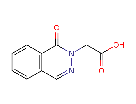 Molecular Structure of 90689-39-7 ((1-OXO-1 H-PHTHALAZIN-2-YL)-ACETIC ACID)