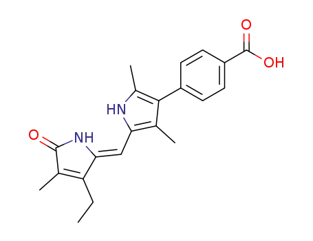 8-(p-carboxyphenyl)-3-ethyl-2,7,9-trimethyl-1,10-dihydro-11H-dipyrrin-1-one
