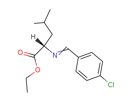 L-Leucine, N-[(4-chlorophenyl)methylene]-, ethyl ester