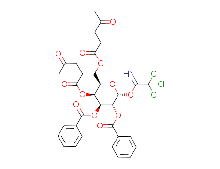 2,3-di-O-benzoyl-4,6-di-O-levulinoyl-1-O-trichloroacetimidoyl α-D-galactopyranose