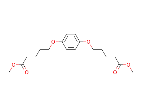 Pentanoic acid, 5,5'-[1,4-phenylenebis(oxy)]bis-, dimethyl ester