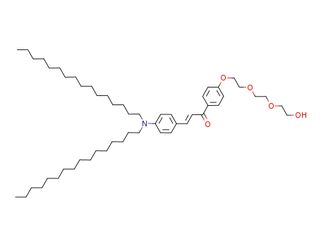 4-N,N-dihexadecylamino-4'-{2-[2-(2-hydroxyethoxy)ethoxy]ethoxy}chalcone