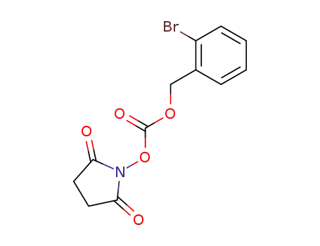 Molecular Structure of 128611-93-8 (N-(2-Bromobenzyloxycarbonyloxy)succinimide)