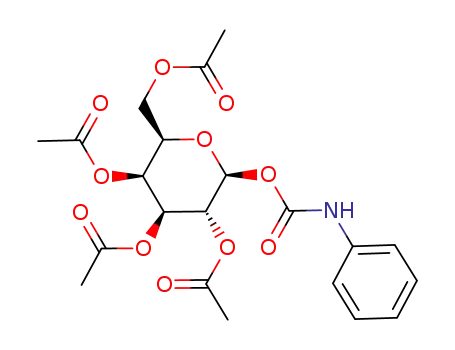 Acetic acid (2R,3S,4S,5R,6S)-3,5-diacetoxy-2-acetoxymethyl-6-phenylcarbamoyloxy-tetrahydro-pyran-4-yl ester