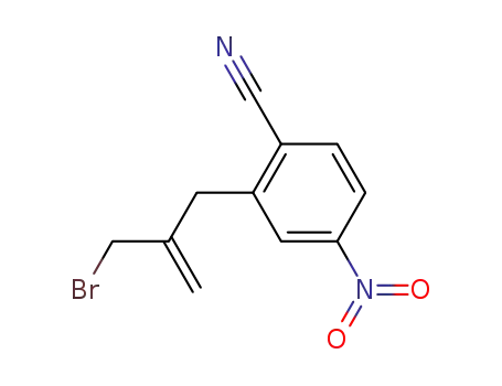 Benzonitrile, 2-[2-(bromomethyl)-2-propenyl]-4-nitro-