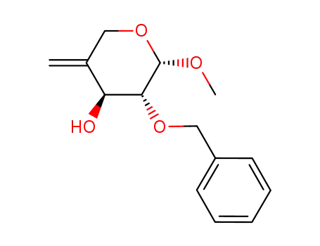 methyl 2-O-benzyl-4-deoxy-4-C-methylene-β-L-threo-pentopyranoside