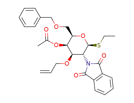 ethyl 4-O-acetyl-3-O-allyl-6-O-benzyl-2-deoxy-2-phthalimido-1-thio-β-D-galactopyranoside