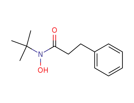 Benzenepropanamide, N-(1,1-dimethylethyl)-N-hydroxy-