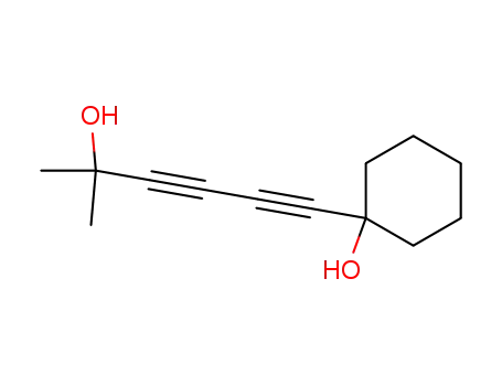Molecular Structure of 92036-19-6 (2,4,9,11-tetramethyldodeca-5,7-diyne-4,9-diol)