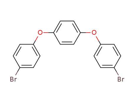 Molecular Structure of 41318-76-7 (1,4-Bis(p-bromophenoxy)benzene)