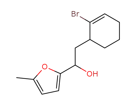 2-Furanmethanol, a-[(2-bromo-2-cyclohexen-1-yl)methyl]-5-methyl-