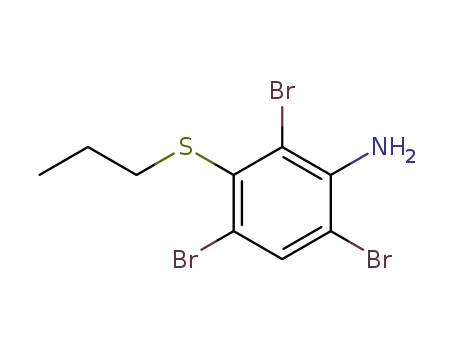 2,4,6-tribromo-3-propylsulfanyl-phenylamine