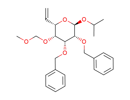 (2R,3R,4R,5R,6S)-3,4-Bis-benzyloxy-2-isopropoxy-5-methoxymethoxy-6-vinyl-tetrahydro-pyran