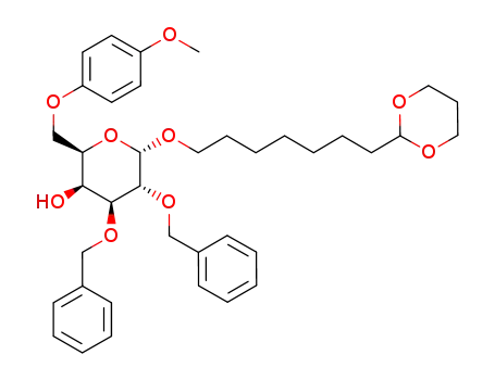 7-(1,3-dioxan-2-yl)-heptyl 2,3-di-O-benzyl-6-O-(4-methoxyphenyl)-α-D-galactopyranoside