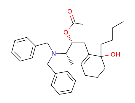 2-[(2R,3S)-2-acetoxy-3-(dibenzylamino)butyl]-1-butylcyclohex-2-en-1-ol