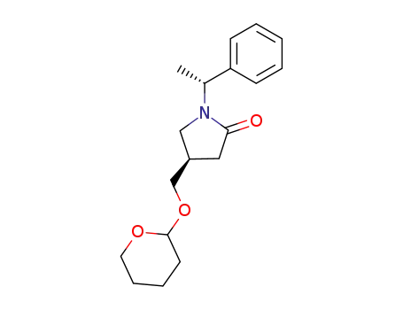 (4R,1'R)-1-phenylethyl-4-tetrahydropyranyloxymethylpyrrolidin-2-one
