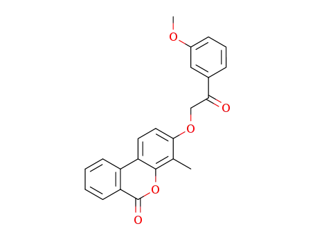 3-[2-(3-methoxyphenyl)-2-oxoethoxy]-4-methyl-6H-benzo[c]chromen-6-one