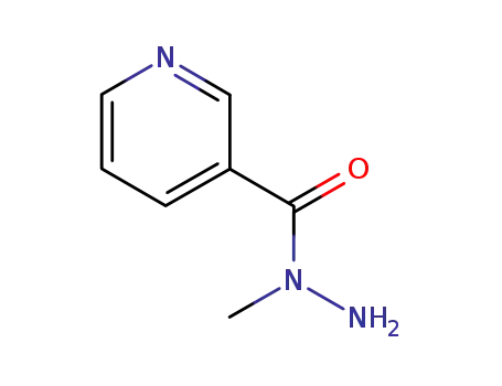 Molecular Structure of 89812-16-8 (3-Pyridinecarboxylicacid,1-methylhydrazide(9CI))