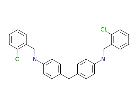 1-(2-Chlorophenyl)-N-[4-[[4-[(2-chlorophenyl)methylideneamino]phenyl]methyl]phenyl]methanimine