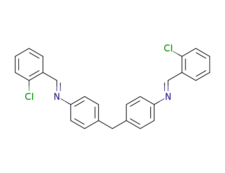 1-(2-Chlorophenyl)-N-[4-[[4-[(2-chlorophenyl)methylideneamino]phenyl]methyl]phenyl]methanimine