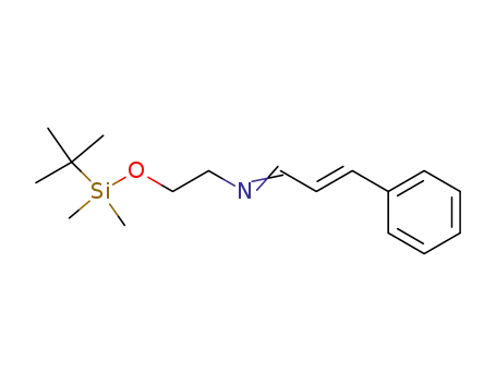 Molecular Structure of 557763-60-7 ((E)-[2-(tert-butyldimethylsilyloxy)ethyl](3-phenylpropenylidine)amine)