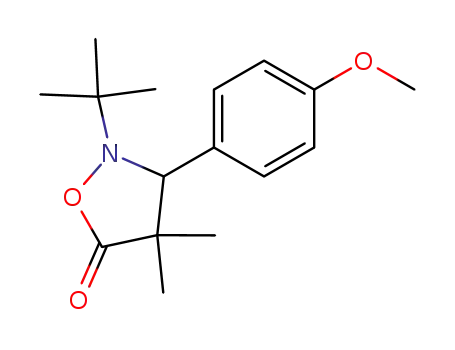 2-tert-butyl-4,4-dimethyl-3-p-methoxyphenylisoxazolidin-5-one