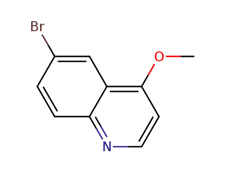 Molecular Structure of 874792-20-8 (6-Bromo-4-methoxyquinoline)