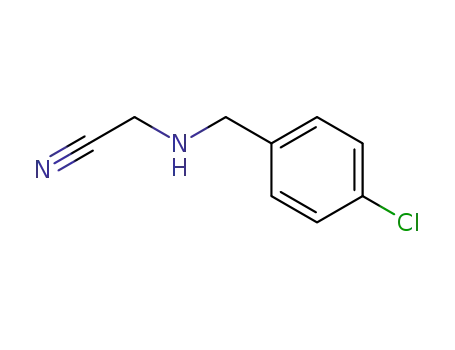 Molecular Structure of 63086-19-1 (2-{[(4-chlorophenyl)methyl]amino}acetonitrile)