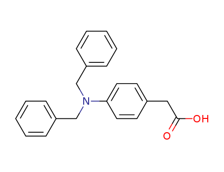 2-(4-(dibenzylamino)phenyl)acetic acid