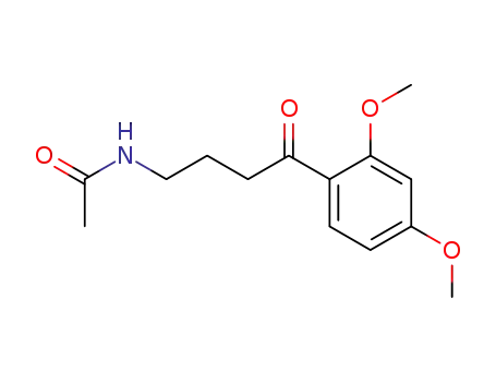 Molecular Structure of 823821-74-5 (Acetamide, N-[4-(2,4-dimethoxyphenyl)-4-oxobutyl]-)