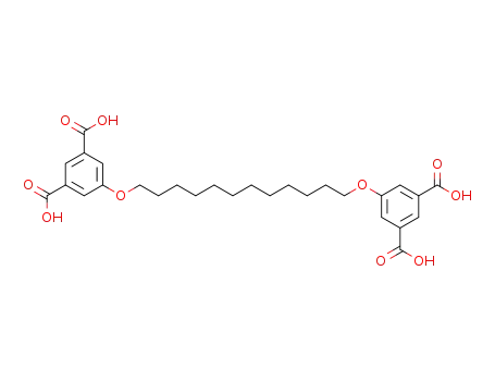 Molecular Structure of 676267-92-8 (1,3-Benzenedicarboxylic acid, 5,5'-[1,12-dodecanediylbis(oxy)]bis-)